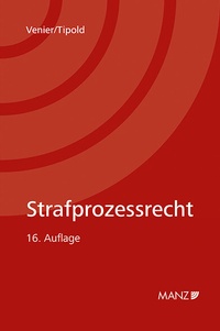 Abbildung von: Strafprozessrecht - Manz
