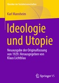 Cover: Ideologie und Utopie - Springer VS