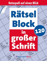 Abbildung von: Rätselblock in großer Schrift 120 - Bassermann