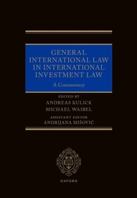 Abbildung von: General International Law in International Investment Law - OUP eBook