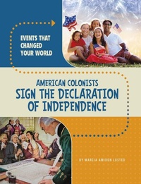 Enlarge image Cover: American Colonists Sign the Declaration of Independence - Pebble Books