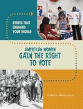 Cover: American Women Gain the Right to Vote - Pebble Books