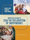 Cover: American Colonists Sign the Declaration of Independence - Pebble Books