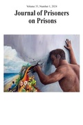 Cover: Journal of Prisoners on Prisons, V33, #1 - University of Ottawa Press