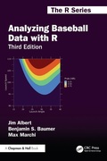 Cover: Analyzing Baseball Data with R - Chapman & Hall/CRC