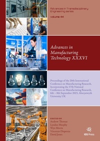 Enlarge image Cover: Advances in Manufacturing Technology XXXVI - IOS Press,US