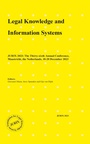 Cover: Legal Knowledge and Information Systems - IOS Press,US