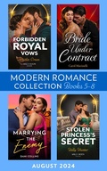 Cover: Modern Romance August 2024 Books 5-8 - HarperCollins