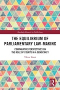 Cover: The Equilibrium of Parliamentary Law-making - Routledge