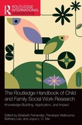 Cover: The Routledge Handbook of Child and Family Social Work Research - Routledge