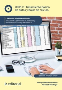 Abbildung von: Tratamiento básico de datos y hojas de cálculo. ADGG0508 - IC Editorial