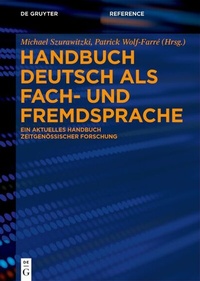 Abbildung von: Handbuch Deutsch als Fach- und Fremdsprache - De Gruyter