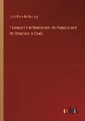 Cover: Tennyson's in Memoriam. Its Purpose and its Structure; a Study - Outlook Verlag