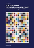 Cover: Konzeptionen zeitgen&ouml;ssischer Kunst - De Gruyter
