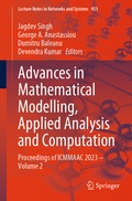 Cover: Advances in Mathematical Modelling, Applied Analysis and Computation - Springer