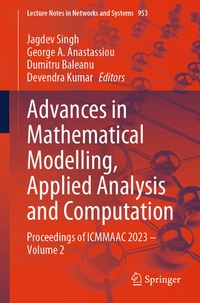 Enlarge image Cover: Advances in Mathematical Modelling, Applied Analysis and Computation - Springer