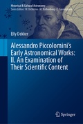 Bild: Alessandro Piccolomini's Early Astronomical Works: II. An Examination of Their Scientific Content - Springer