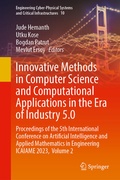 Cover: Innovative Methods in Computer Science and Computational Applications in the Era of Industry 5.0 - Springer