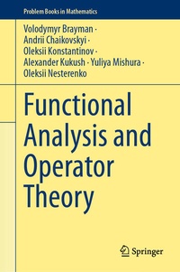 Enlarge image Cover: Functional Analysis and Operator Theory - Springer