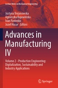 Cover: Advances in Manufacturing IV - Springer