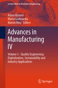 Cover: Advances in Manufacturing IV - Springer