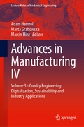 Cover: Advances in Manufacturing IV - Springer