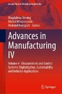 Cover: Advances in Manufacturing IV - Springer