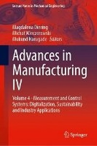 Enlarge image Cover: Advances in Manufacturing IV - Springer