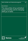 Cover: The obscurities of jus ad bellum proportionality and its interplay with jus in bello - Nomos