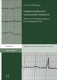 Abbildung von: Gegenwartsliteraturwissenschaft, historisch - Hirzel