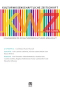 Cover: Kulturwissenschaftliche Zeitschrift 2023/1 - Meiner