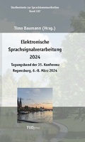 Cover: Elektronische Sprachsignalverarbeitung 2024 - TUDpress