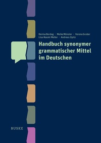 Abbildung von: Handbuch synonymer grammatischer Mittel im Deutschen - Buske, H