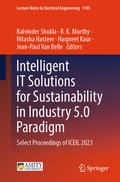Cover: Intelligent IT Solutions for Sustainability in Industry 5.0 Paradigm - Springer
