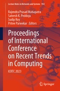 Cover: Proceedings of International Conference on Recent Trends in Computing - Springer