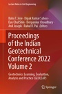 Cover: Proceedings of the Indian Geotechnical Conference 2022 Volume 2 - Springer