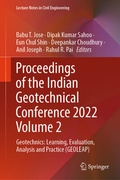 Cover: Proceedings of the Indian Geotechnical Conference 2022 Volume 2 - Springer