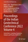 Cover: Proceedings of the Indian Geotechnical Conference 2022 Volume 4 - Springer