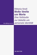 Cover: Blo&szlig;e Streite um Worte - De Gruyter