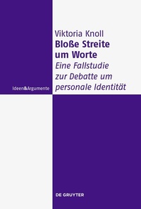 Abbildung von: Bloße Streite um Worte - De Gruyter