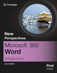 Abbildung von: New Perspectives MicrosoftA (R) 365A (R) WordA (R) Comprehensive, First Edition - Course Technology Inc