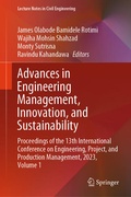 Cover: Advances in Engineering Management, Innovation, and Sustainability - Springer