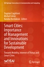 Cover: Smart Cities: Importance of Management and Innovations for Sustainable Development - Springer