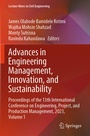 Cover: Advances in Engineering Management, Innovation, and Sustainability - Springer