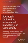 Cover: Advances in Engineering Management, Innovation, and Sustainability - Springer