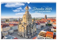 Abbildung von: Kalender Dresden Luftaufnahmen 2025 - K4Verlag