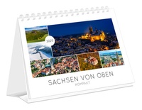 Abbildung von: Kalender Sachsen von oben kompakt 2025 - K4Verlag