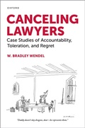 Cover: Canceling Lawyers - Oxford University Press Inc