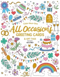Enlarge image Cover: Color-Your-Own All Occasions Greeting Cards - Lake Press