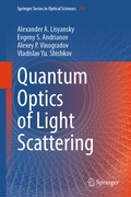 Cover: Quantum Optics of Light Scattering - Springer